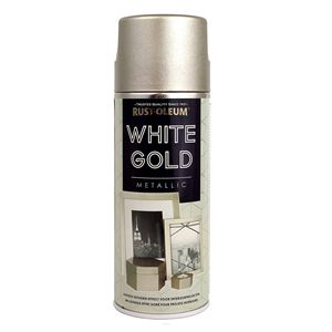 White Gold Metallic Spray - farba metaliczna w sprayu kolor białe złoto