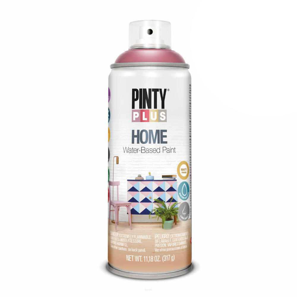 Dekoracyjna farba w sprayu Pintyplus HOME kolor czerwony