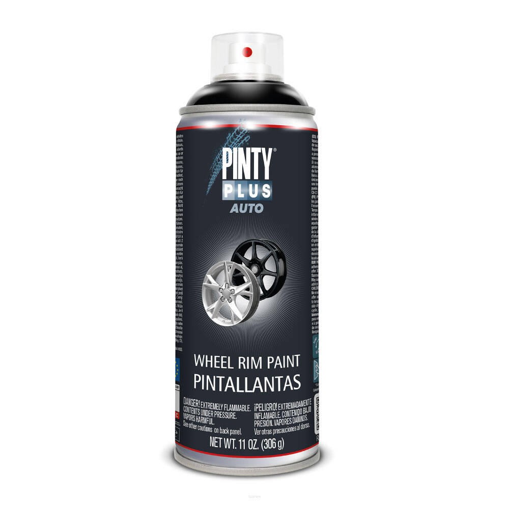 Farba do felg aluminiowych i stalowych Pintyplus Auto Rim Wheel Paint kolor czarny