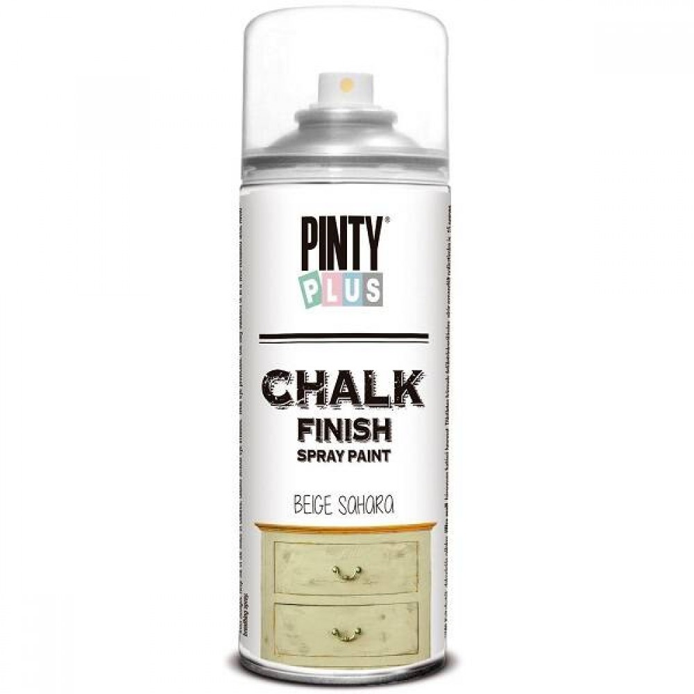 PintyPlus Chalk Finish wodna farba kredowa do mebli w sprayu kolor beżowy