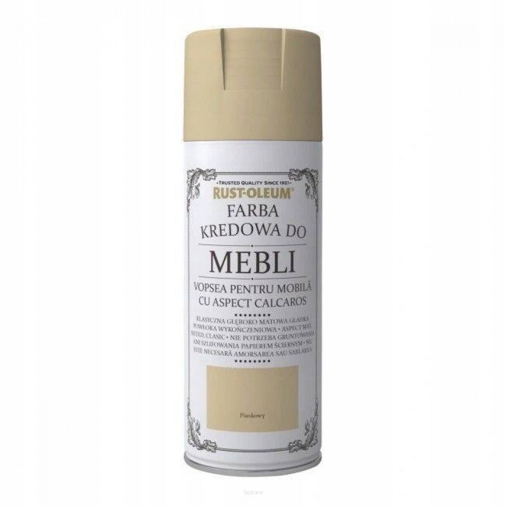 RustOleum Chalky Furniture spray - farba Kredowa do mebli kolor piaskowy