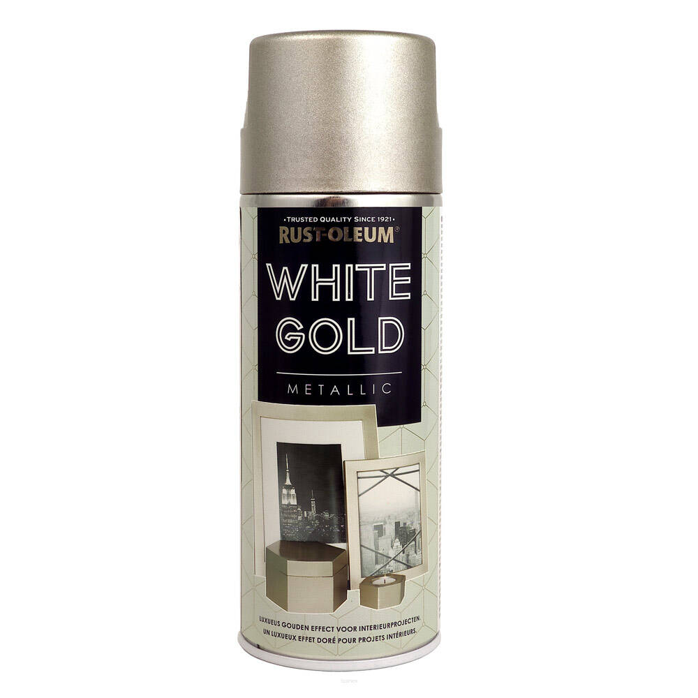 White Gold Metallic Spray - farba metaliczna w sprayu kolor białe złoto